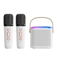 thumbnail image 1 of Machine de Karaoké avec Microphone Sans Fil Portable pour Adultes et Enfants Haut-Parleur de Karaoké Bt Lumières RVB Sp, 1 of 5