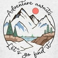 thumbnail image 3 of CafePress - Adventure Awaits Let'S Go Find It T Shirt - Light T-Shirt Kids XS-XL, 3 of 4