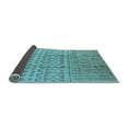 thumbnail image 2 of Ahgly Company Indoor Round Oriental Light Blue Industrial Area Rugs, 4' Round, 2 of 4