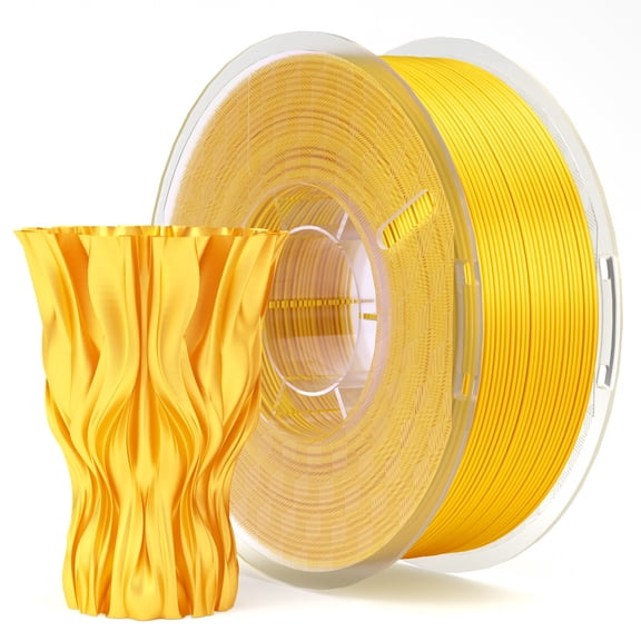 ELEGOO Silk PLA 3D Printer Filament 1.75mm Silk Gold 1KG