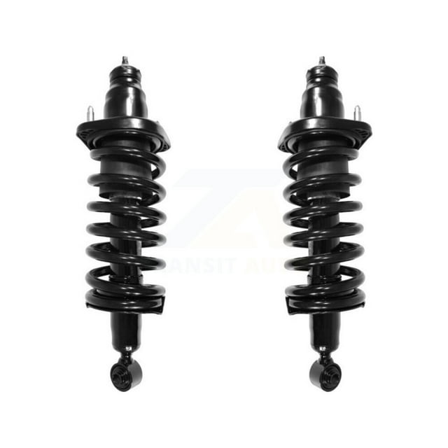 Transit Auto Rear Complete Suspension Shocks Strut and Coil Spring Mount Assemblies Kit for Car Honda Civic Acura EL - Left Right Side (Driver Passenger) K78A-100287