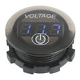 thumbnail image 2 of Voltage Meter, Digital Voltmeter Twist-and-lock Car Voltmeter  For Monitor The Voltage For Car Motorcycles, Boats Red,Blue,Green, 2 of 8