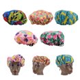 thumbnail image 3 of MasteelfCA 5Pcs Waterproof Bathing Printed Pattern Shower Caps for Bathroom Home, 3 of 8