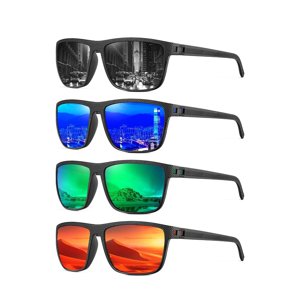 XIBUFE Mens-Sunglasses Polarized Sunglasses Men: Classic Sun Glasses with Uv Protection for Driving Fishing Golf 4 Packs Sunglasses
