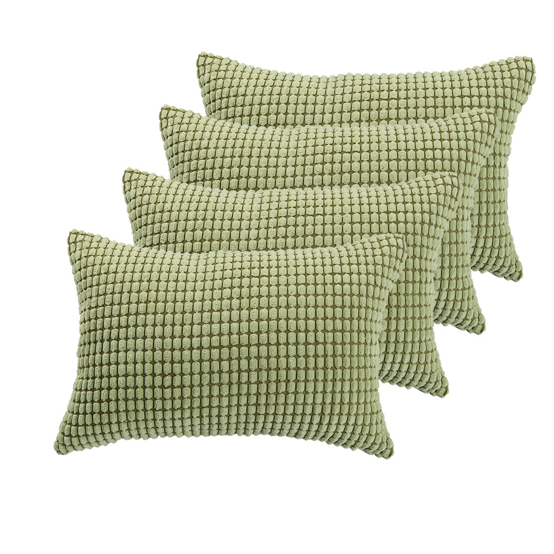 4Pcs Decorative Pillow Covers Corduroy Throw Pillowcase Cushion Cover