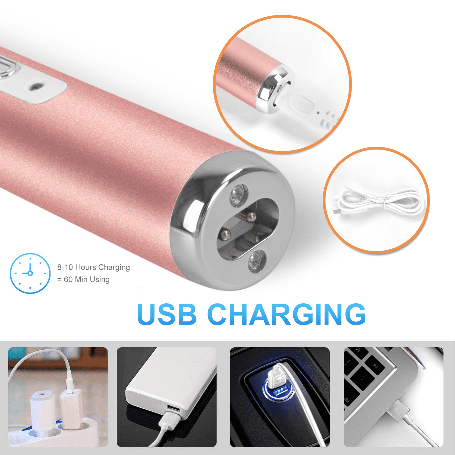 Electric Shaver for Women, 5 in 1 Rechargeable Razor Waterproof Painless Epilator Nose Hair Removal Remover Facial Body Bikini Eyebrow Beard Sideburn Mustache Trimmer Clipper Grooming Groomer Kit