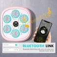 thumbnail image 3 of Máquina de Boxeo Musical para Adultos y niños, Objetivo de Pared de Boxeo mont en la Pared, Reproductor de música Bluetooth Inteligente, para Interiores, Gimnasio, Gimnasio de Boxeo,Rosa, 3 of 3
