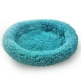 thumbnail image 2 of Walbest Hamster Bed, Guinea Pig Bed, Hedgehog Bed, Round Velvet Warm Sleep Mat Pad for Small Animals, Tortoise, Squirrel, Lizard, Mice, Rats, and Other Small Animals, Blue, S, 2 of 7