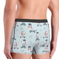 thumbnail image 3 of Disketp Poodle Playing Skateboard Men's Boxer Briefs,Soft and Breathable Cotton Underwear with ComfortFlex Waistband, 3 of 7