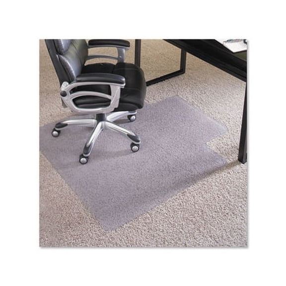 Performance Series AnchorBar Chair Mat for Carpet up to 1"  45 x 53, Clear
