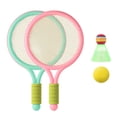 thumbnail image 2 of Zhaomeidaxi Kids Badminton Racket Set Kids Anti skid Badminton Rackets Set 2 Backyard Parent child Game Set, 2 of 8