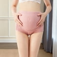 thumbnail image 2 of CAIXIA Seamless Maternity Thongs for Women, No Show Maternity Shapewear Over The Belly, Pregnancy Belly Support Panties, 2 of 9