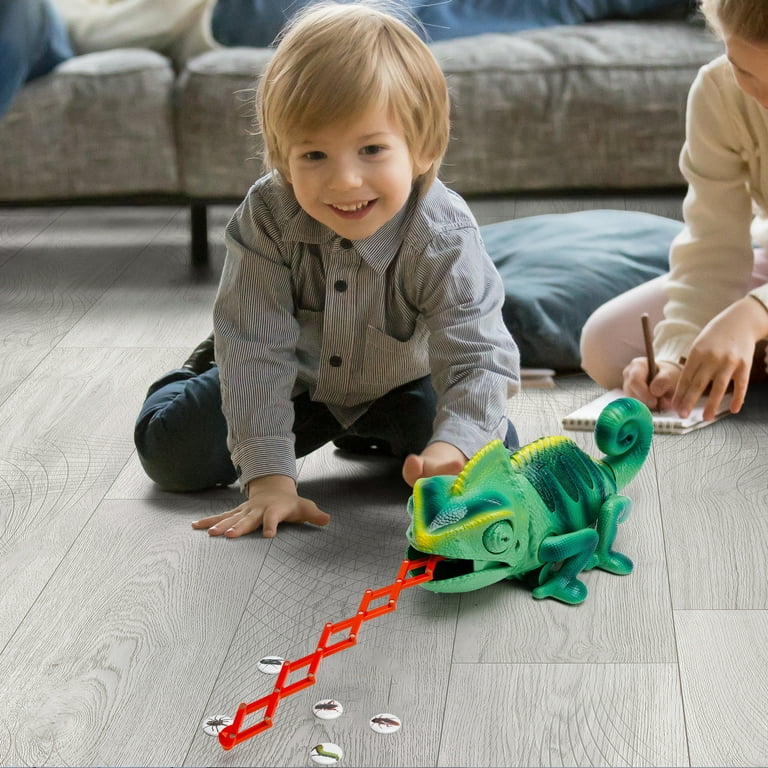 RC Lizard Chameleon Toy Realistic Animal Infrared RC Chameleon