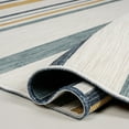 thumbnail image 6 of JONATHAN Y SAVANNAH 2 x 8 Runner Rug, Janus Coastal Stripe Machine-Washable Reversible - Cream/Navy, SVH104A-28, 6 of 9