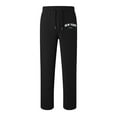 thumbnail image 2 of HUAXUN-Kids Baggy Sweatpants | Boys Girls Athletic Straight Leg Pants | Lightweight Sportswear with Pockets | 4-13 Years Casual Workout Pants | Elastic Waist Comfort Fit(Black,12-13Years), 2 of 4