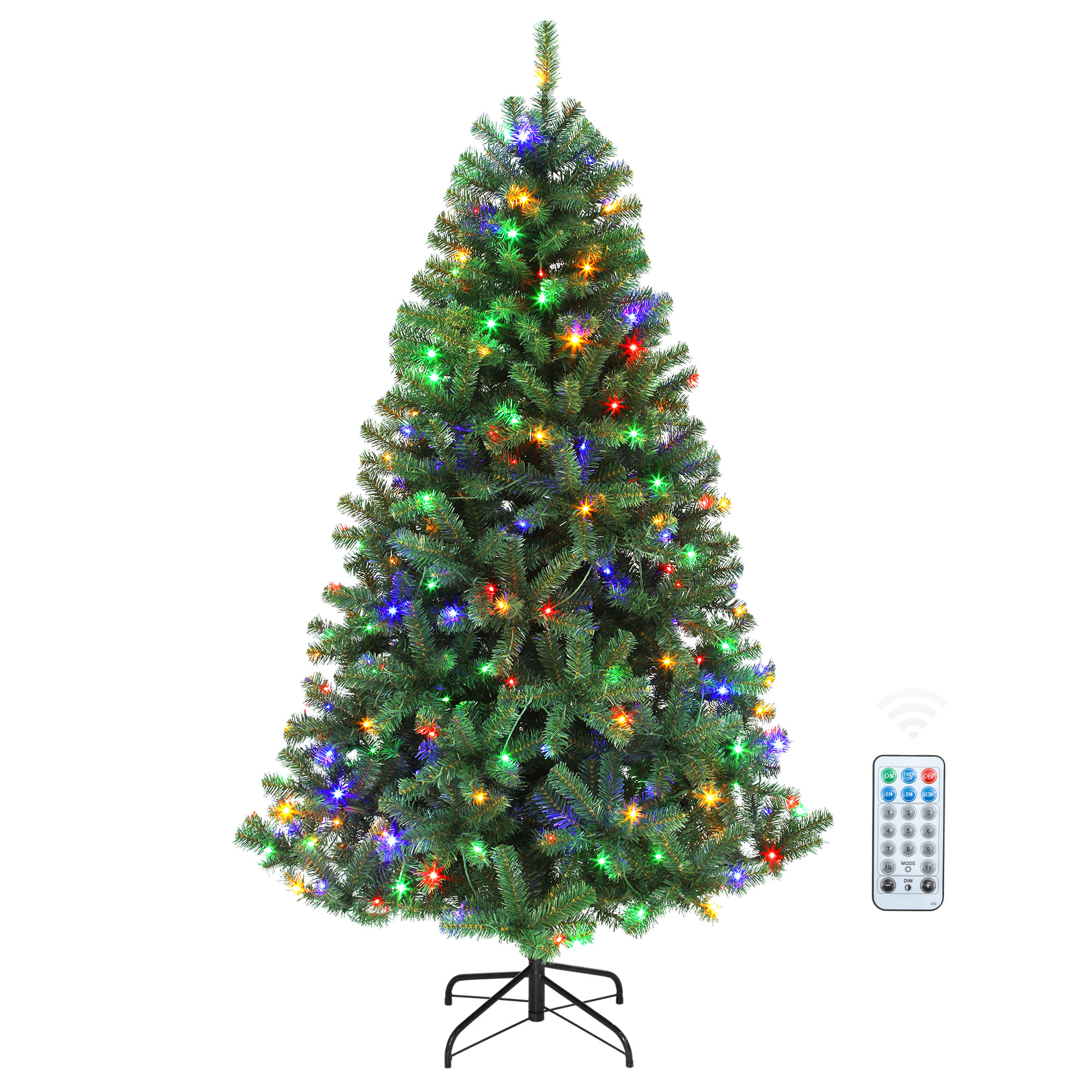 Uforic 6ft Pre-lit Artificial Christmas Tree Remote Control photo 3