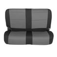 thumbnail image 3 of Smittybilt Black/Gray, Neoprene, Padded and Pleated, Front Rear Seat Covers, 4 Pieces, 3 of 4