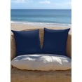 thumbnail image 5 of 1 Pack Outdoor Throw Pillow, Navy Blue Waterproof Pillow with Insert Included, Modern Pure Navy Blue Decorative Accent Cushion Sofa Pillows for Patio Porch, 16 x 16 In, 5 of 8