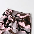 thumbnail image 5 of Newborn Baby Girl Clothes Long Sleeve Letter Ruffle Tops Camouflage Printed Pants and Headband Outfit Set Pink 18-24 Months, 5 of 6
