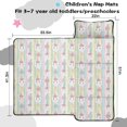 thumbnail image 5 of Unicorn and Bow Pink Pattern Teens Toddler Nap Mat with Pillow, Sleeping Mat Bag for Preschool Daycare 51"x22", 5 of 6