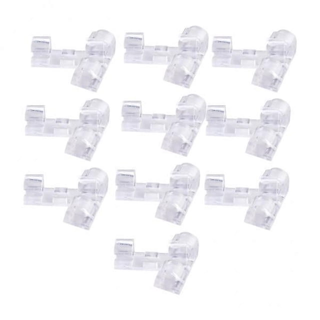4x Abrazadera De Cable Autoadhesiva Para Cámara De Salpicadero De Coche GPS 20 Piezas Transparente