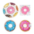 thumbnail image 4 of KALLORY Paper Donut Birthday Party Decorations Pink 9 Inch Plates 52Pcs, 4 of 11