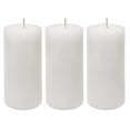 thumbnail image 2 of DDI 1756867 Bougie Pilier Ronde Non Parfumée de 3 Pouces x 6 Pouces - Blanc Caisse de 24, 2 of 3