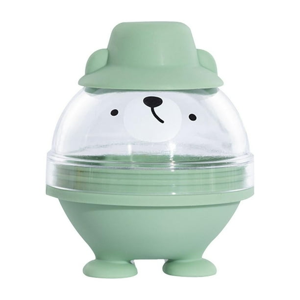 pstuiky Hielo esférico, caja de hielo, hielo redondo doméstico, hielo esférico pequeño con tapa, hielo de gel de sílice de grado alimenticio, la forma más sencilla de hacer hielo hermoso