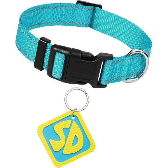 Dog Halloween Costumes, SD Tags with Nylon Adjustable Collar, SD Collar Tags for Large Small Medium Big Extra Large XS XL XXL Pet Puppy Dog, Halloween Decorations for Pet Puppy (L)