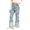 Q81 Multicolour, variant on Angala Toddler Girls Denim Pants Floral Graphic Flared Leg Jeans With Lace Trim Fall Casual Girls Trousers Size 2-3 Years
