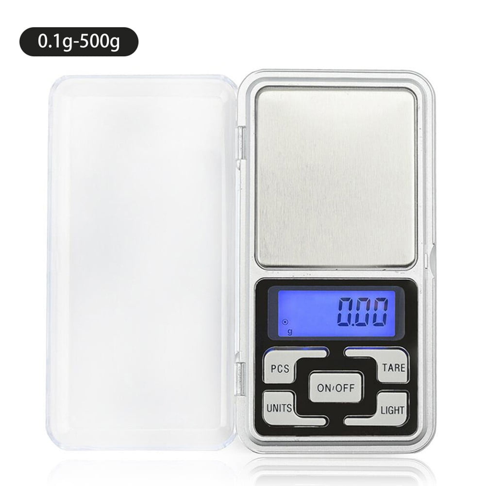 0.1G-500G DIGITAL POCKET WEIGHING MINI SCALE SCALES KITCHEN GOLD JEWELLERY HERBS 