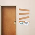 thumbnail image 2 of OULII 5Pcs Cork Wall Strip Tiles Brown Classic Message Display for School Use, 2 of 4