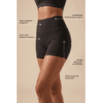 thumbnail image 2 of Women’s Three Pocket Basic Active Shorts, Moisture Wicking Comfortable Wear, 2 of 6