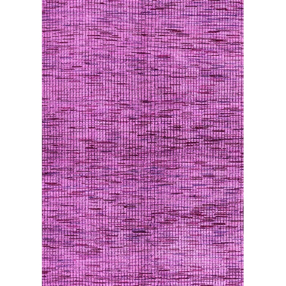 Ahgly Company Indoor Rectangle Abstract Pink Modern Area Rugs, 4' x 6'