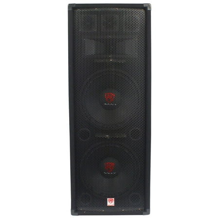 Rockville RSG12.2 Dual 12&rdquo; 2000 Watt 3-Way 8-Ohm Passive DJ/Pro Audio PA Speaker