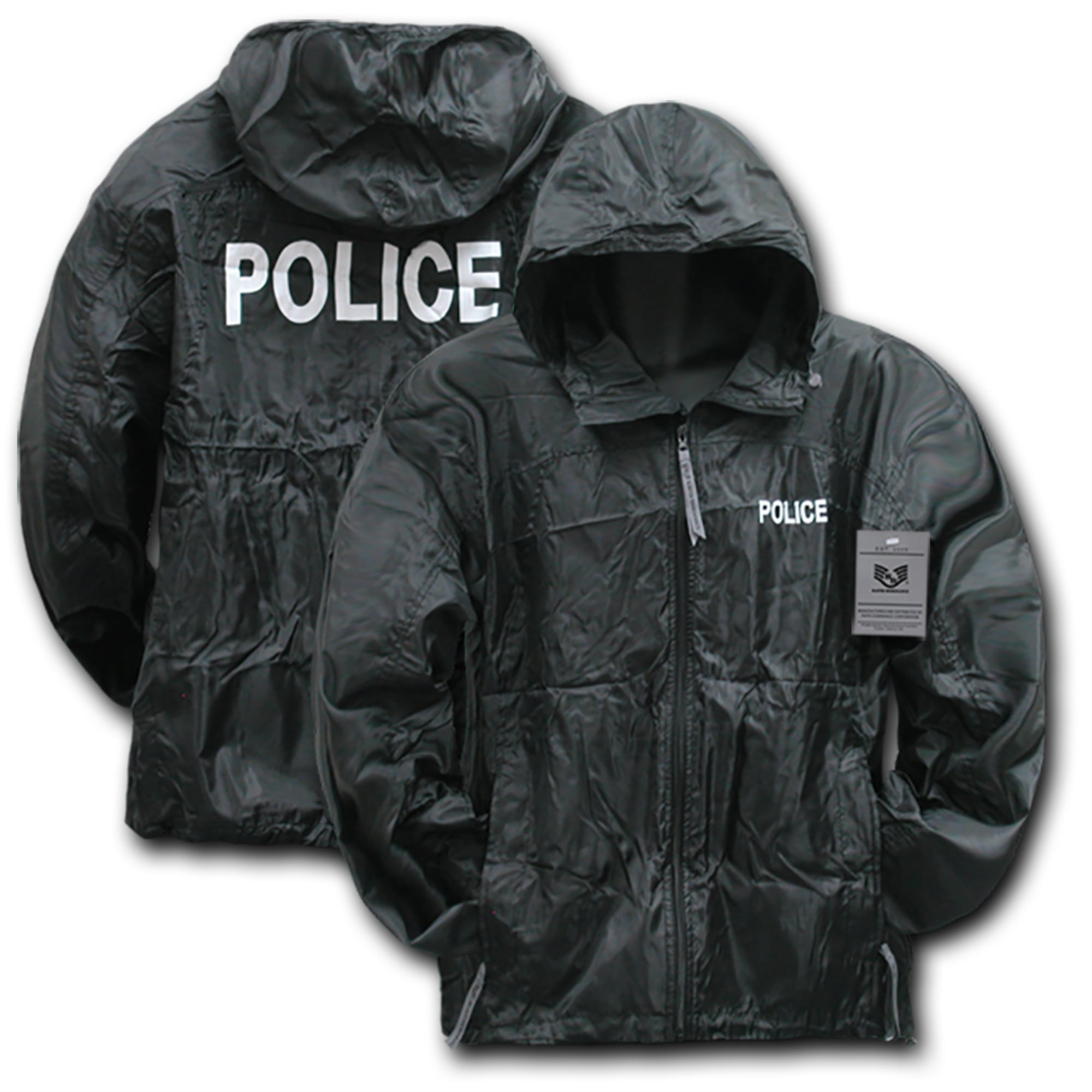 Solid Windbreaker Jackets,Police 