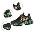 thumbnail image 4 of LIIPEE Boys Sneakers Cartoon Printed Hook And Loop Strap Closed Toe Non- Soft Sole Mesh Athletic Shoes Child Comfort Casual Daily Party Photoshoot Sneaker,Orange,6-7 Years, 4 of 7