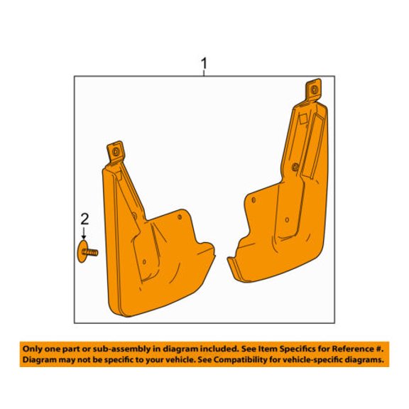 GM 23228521 Mud Guard Set