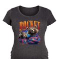 thumbnail image 3 of Marvel Guardians of the Galaxy - Rocket Raccoon - Maternity Scoop Neck Graphic T-Shirt, 3 of 5