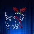 thumbnail image 4 of Handmadetneonsign Merry Christmas Dachshund Dog Neon Sign, Dachshund Dog Wall Art Decor, Christmas Wall Decor, 4 of 5
