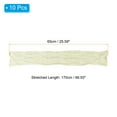 thumbnail image 2 of Uxcell 65cm/26" Medias de flores de tela de malla de nylon para manualidades DIY, color crema, paquete de 10, 2 of 7