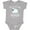 AC-Heather Grey, variant on The Lord is My Shepherd Psalm 23 Boys or Girls Baby Bodysuit
