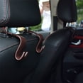 thumbnail image 6 of Car Headrest Hooks, 4-Pack, Plastic Purse and Handbag Holders, Seat Back Hooks for Car, Convenient Organizers for Shopping Bags, Hats, Purses, and More, 6 of 7