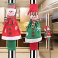 thumbnail image 2 of Christmas Kitchen Appliance Snowman Refrigerator Handle Covers Set -Kitchen Appliance Handle Covers Microwave Oven Dishwasher Fridge Door Handle Covers Protector, 2 of 2