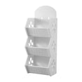 thumbnail image 3 of Estante de baño de pared, contenedor de almacenamiento, contenedor de maquillaje ventilado, estante para especias de cocina para baño, cocina y hogar. tres capas, 3 of 7