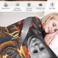 thumbnail image 4 of Michael Myers Halloween Super Soft Flannel Blanket Lightweight Air Conditioning Blanket Comfortable Quilt for Adults Kids, 4 of 8