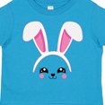thumbnail image 4 of Inktastic Happy Easter Cute Pink Bunny Face Boys or Girls Toddler T-Shirt, 4 of 5