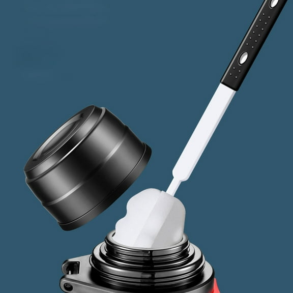 Long Handle Sponge Brush, Foldable Bathroom Cleaning Brush, Wall Tile Scrubber, 90 Degree Rotating Head, Removable Handle, Multi-Surface Cleaner, For Kitchen Toilet Bathtub Sink Cleaning