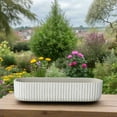 thumbnail image 4 of Lucia Cement Rectangular Pot, 4 of 9