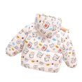 thumbnail image 4 of Felwors Children's Down Padded Jacket Baby Cartoon Printing Padded Jacket Girl's Floral Padded Jacket Autumn And Winter Small Warm Padded Jacket, 4 of 4